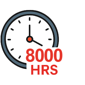 8000 Hours Service